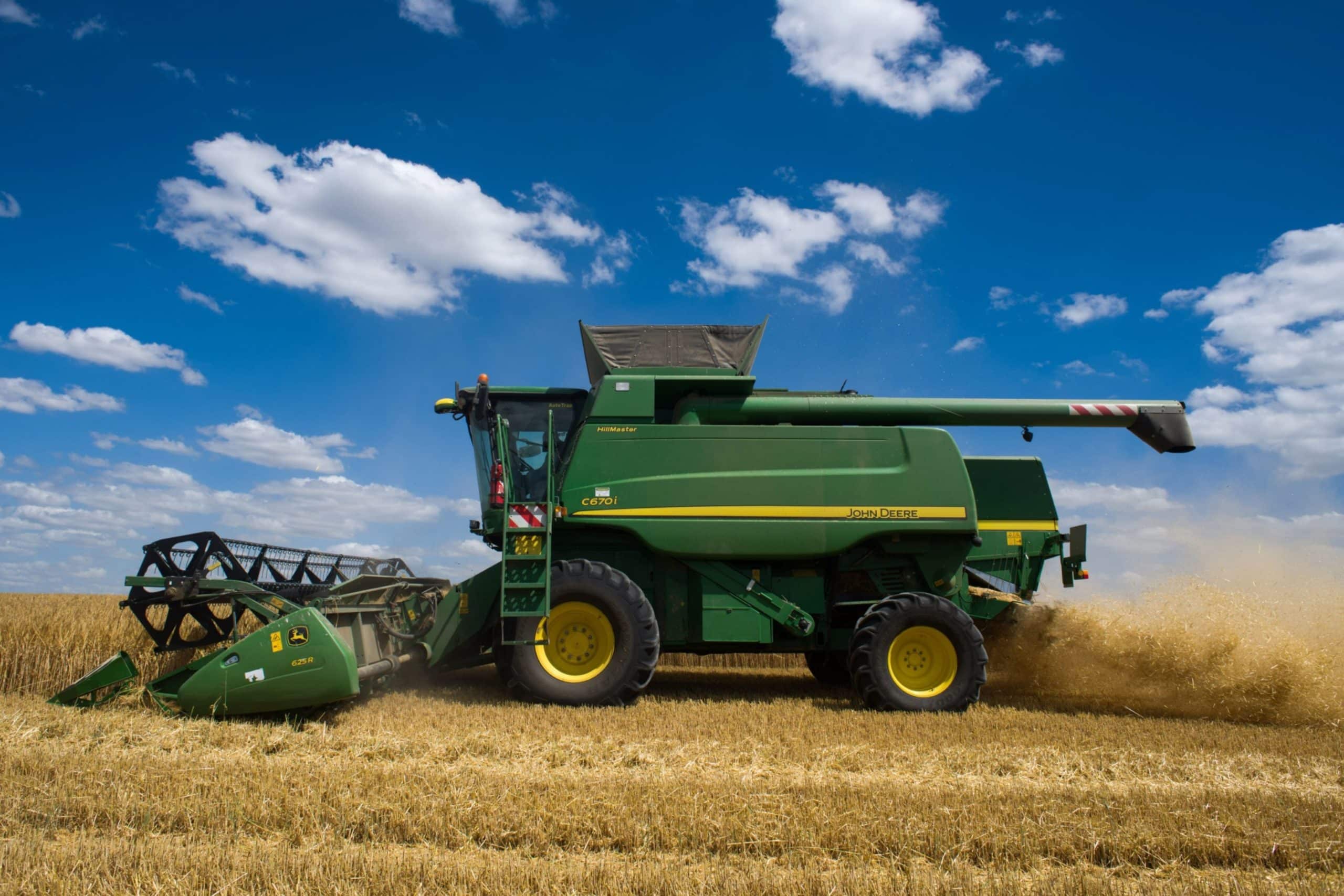 Barley Harvest in Northern France